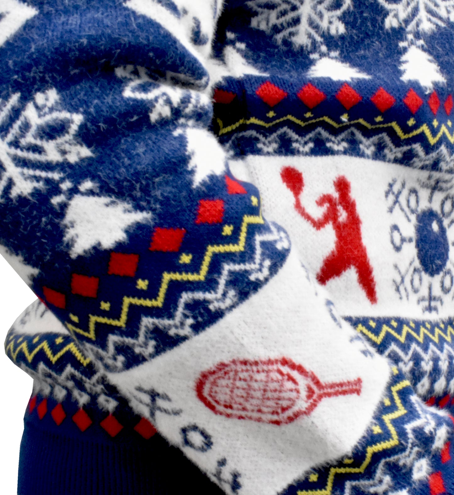Suéter Navidad Frontenis Azul