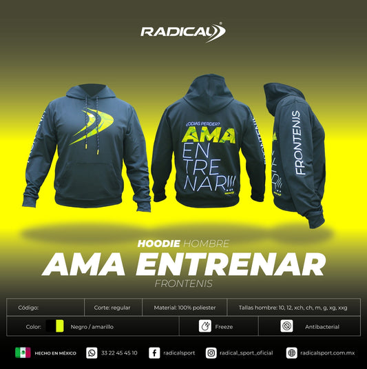 Hoodie Ama Entrenar Frontenis Hombre